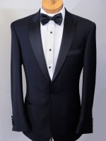 Royale - 1 Button Peak Lapel Slim Fit Dinner Suit 100% Superfine Aust Wool.